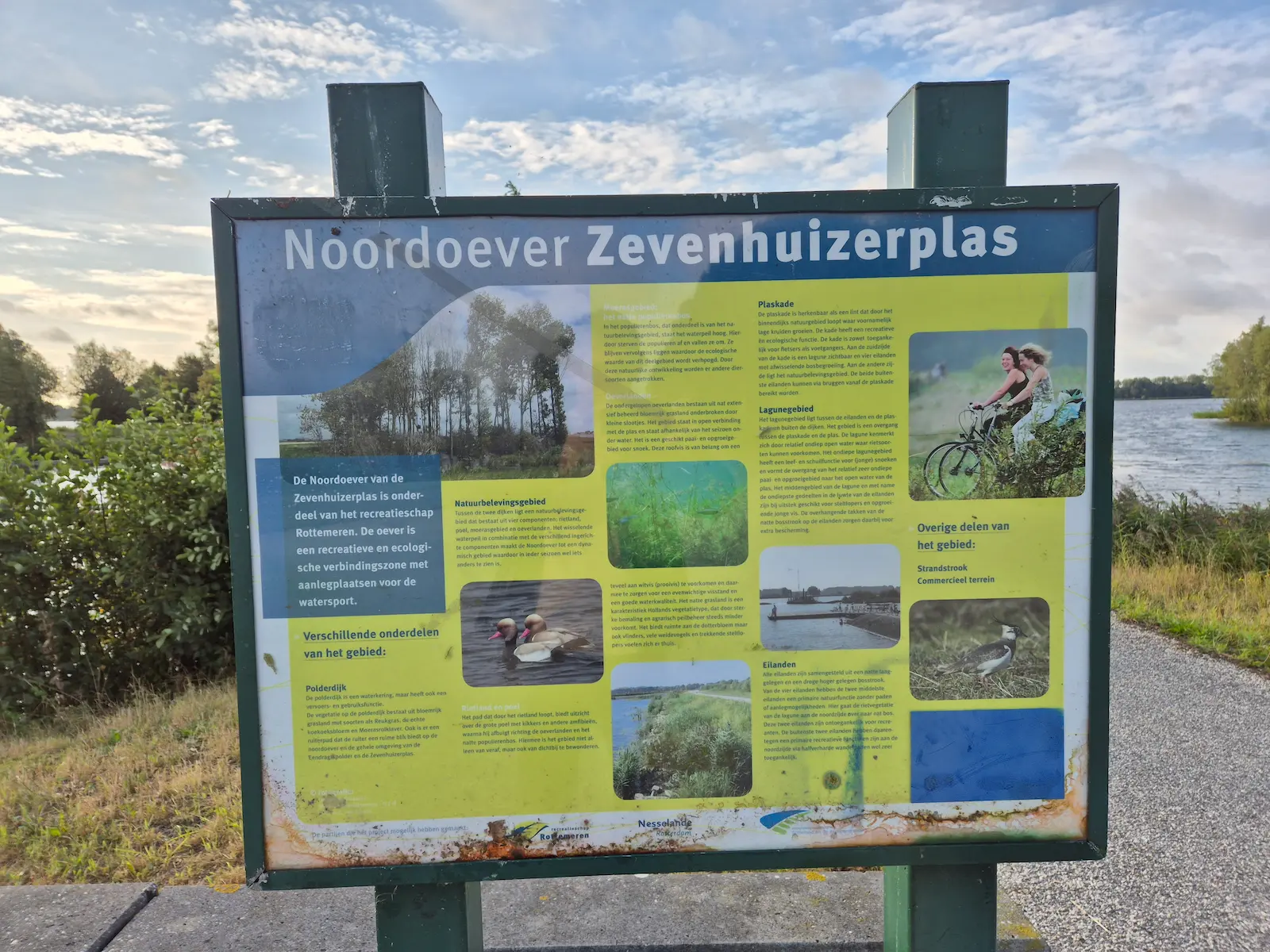 Vogeluitkijk Zevenhuizerplas overzicht