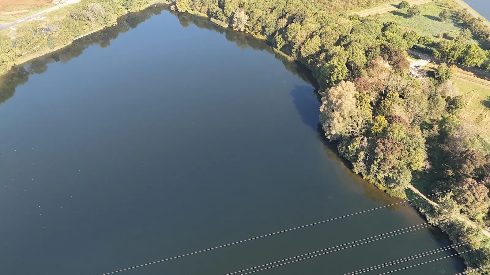 Rosmalense plas luchtfoto