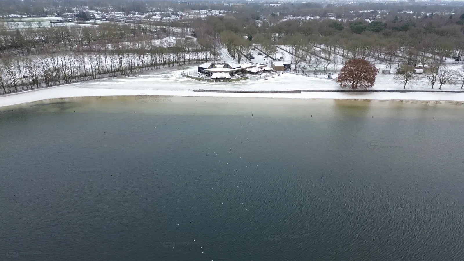 Geffenseplas Strand Tien overzicht